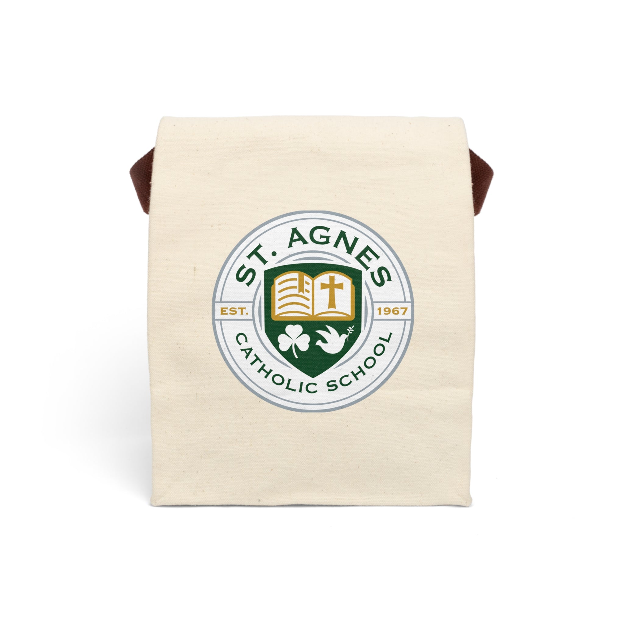 Canvas Lunch Bag - St. Agnes Catholic School Crest