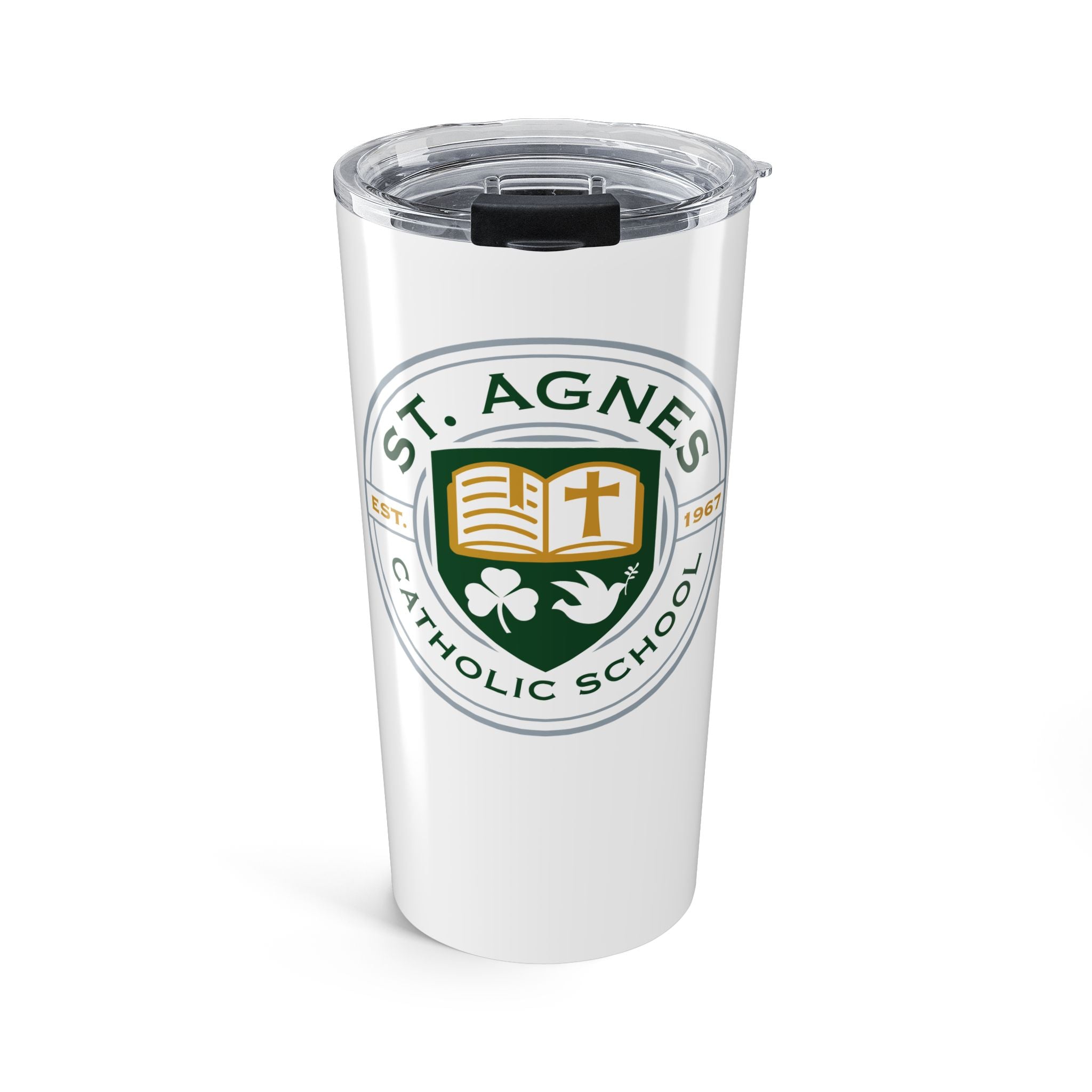 St. Agnes Catholic School 20oz Tumbler - White