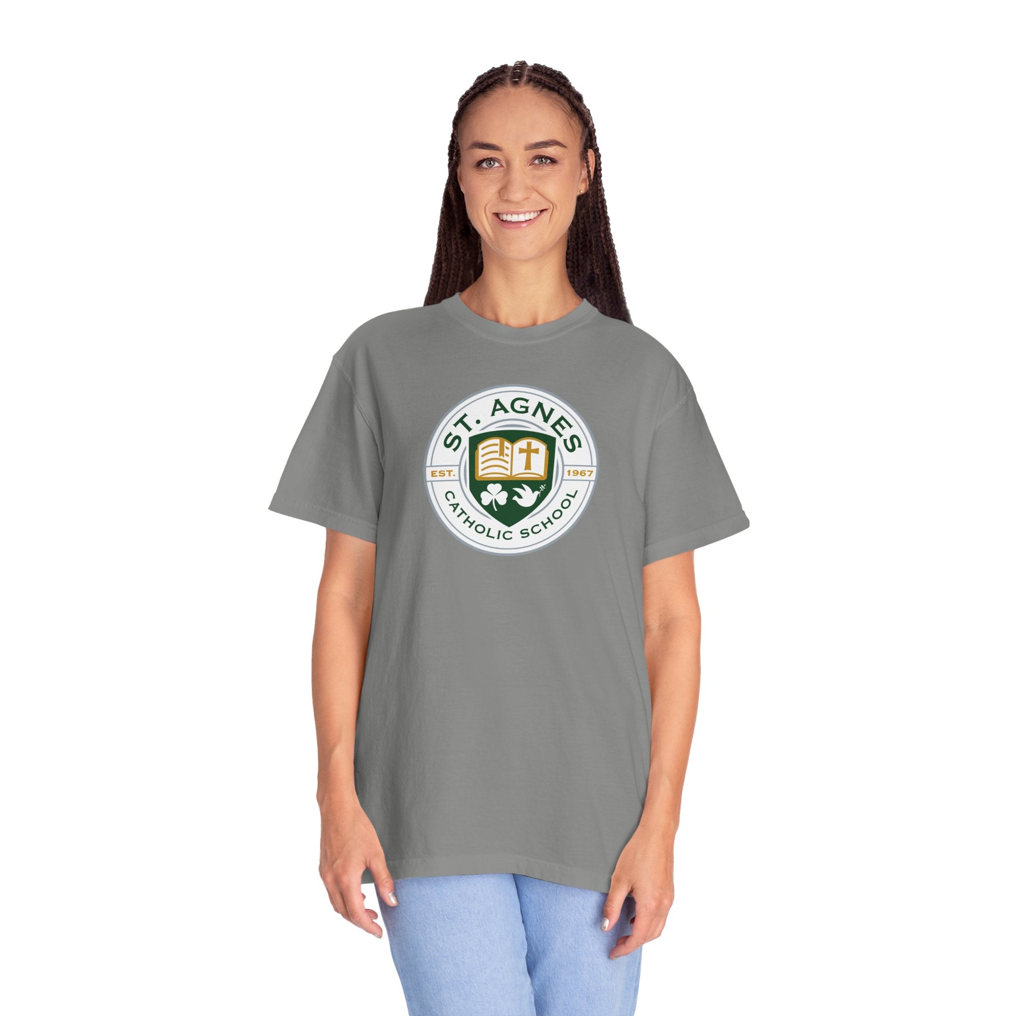 Adult T-Shirt - St. Agnes Catholic School Crest