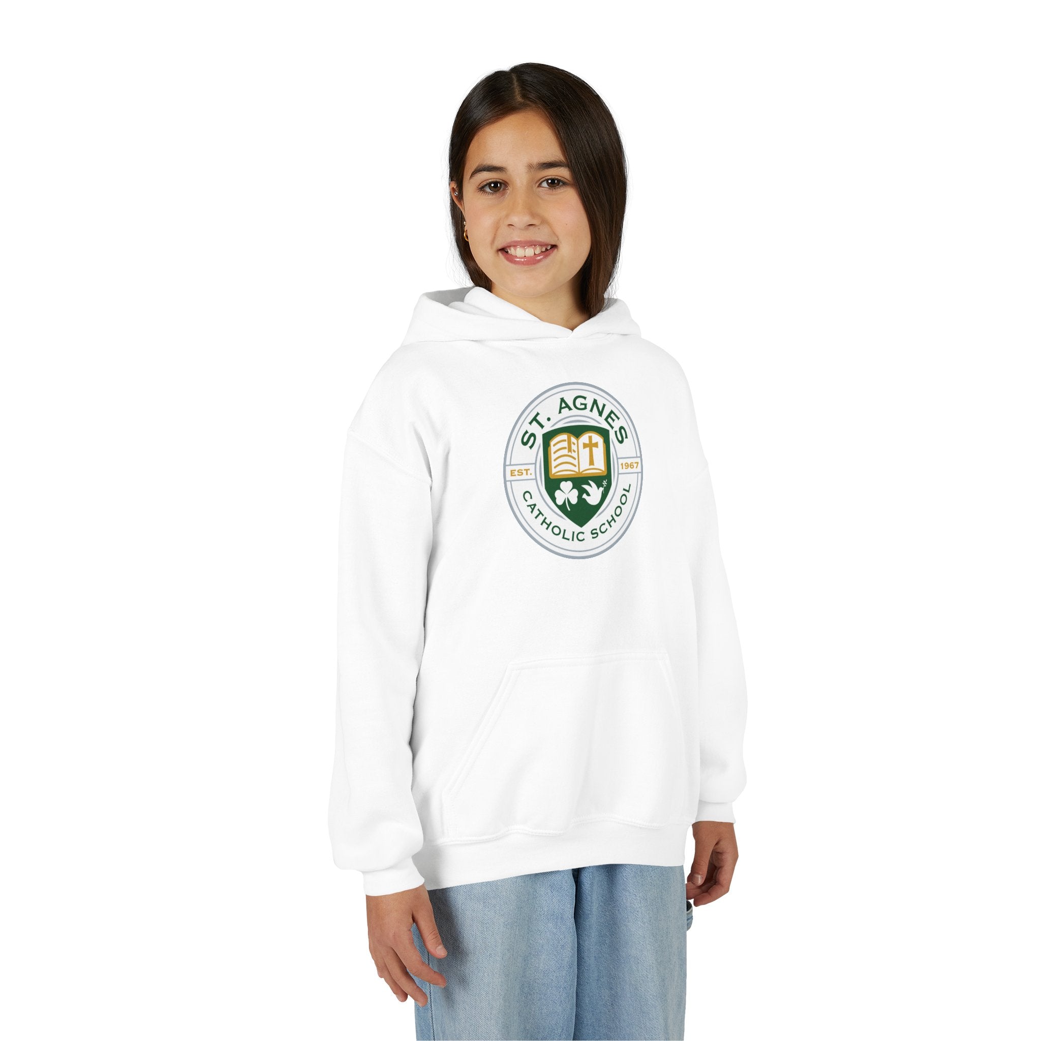 Youth Hoodie - St. Agnes Catholic School Crest