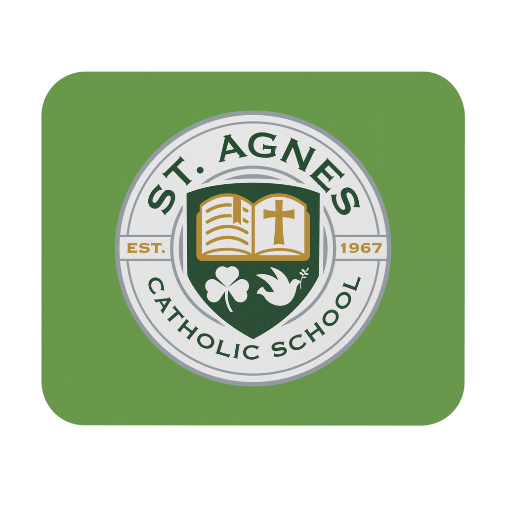 St. Agnes Catholic School Rectangle Mouse Pad — Green