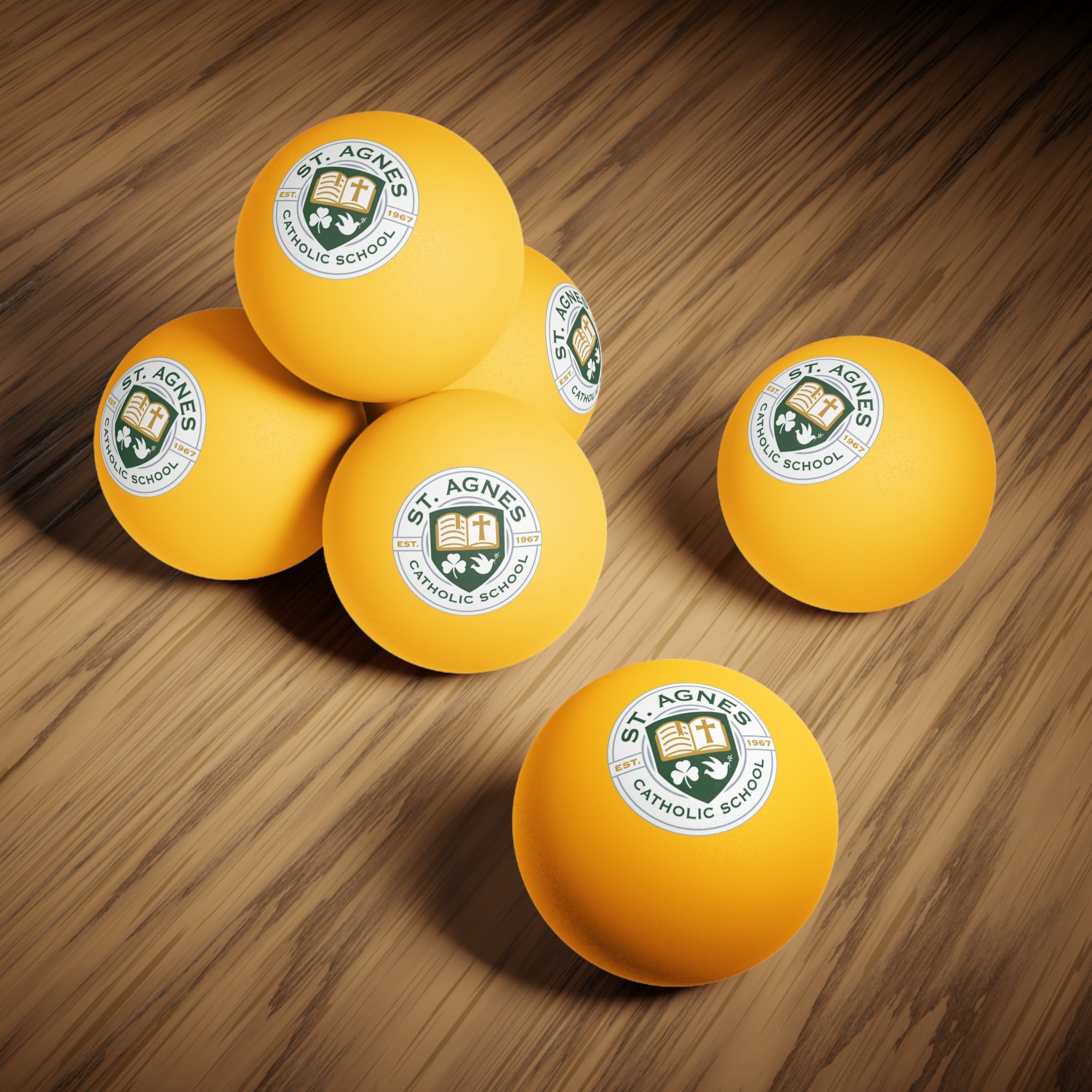 St. Agnes Catholic School  Ping Pong Balls - 6-Pack