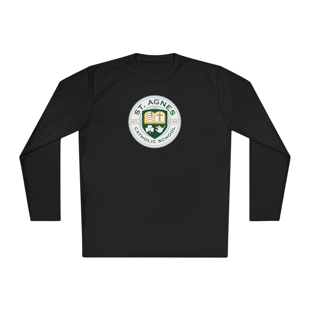 Adult Long Sleeve Tee - St. Agnes Catholic School Crest