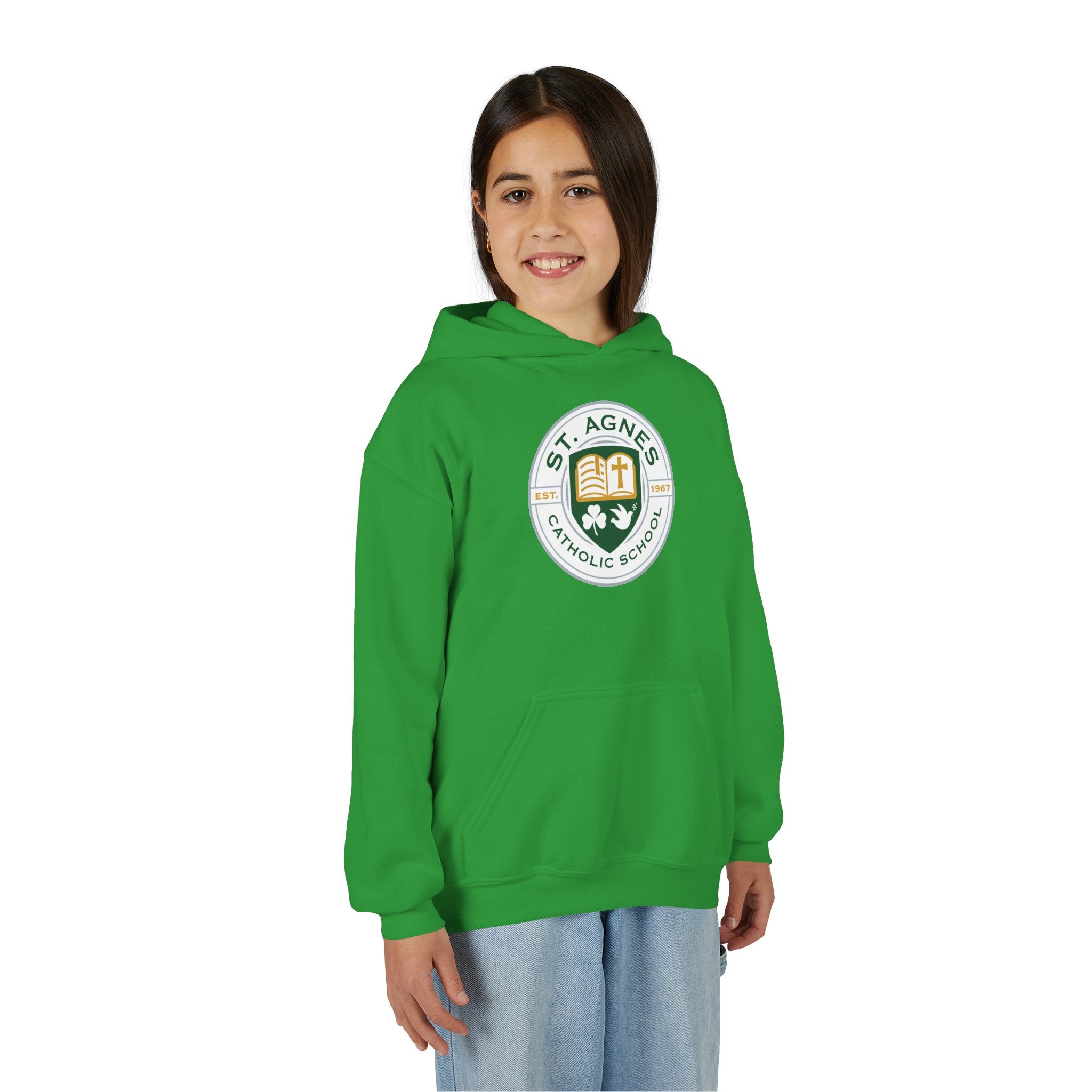 Youth Hoodie - St. Agnes Catholic School Crest