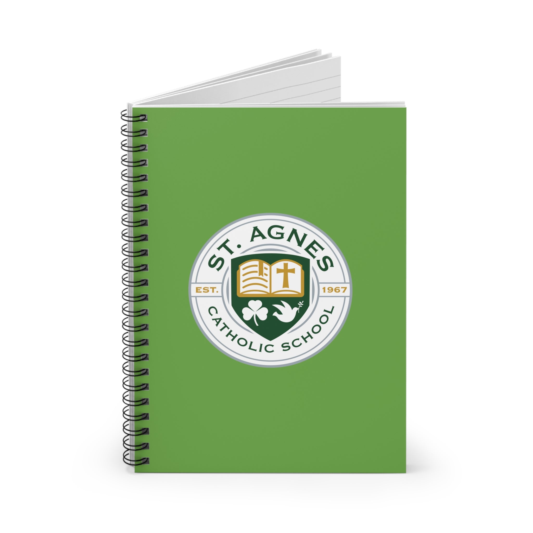 St. Agnes Catholic School Spiral Notebook – Green