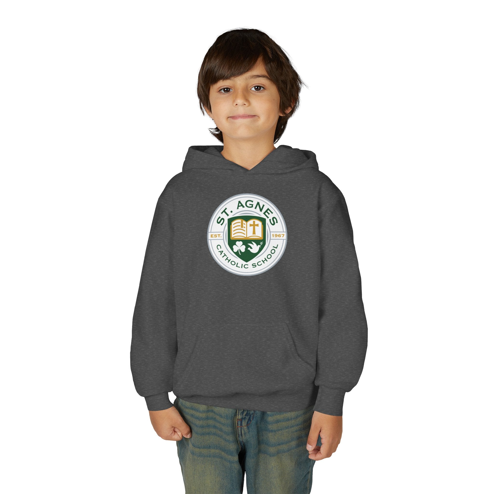 Youth Hoodie - St. Agnes Catholic School Crest