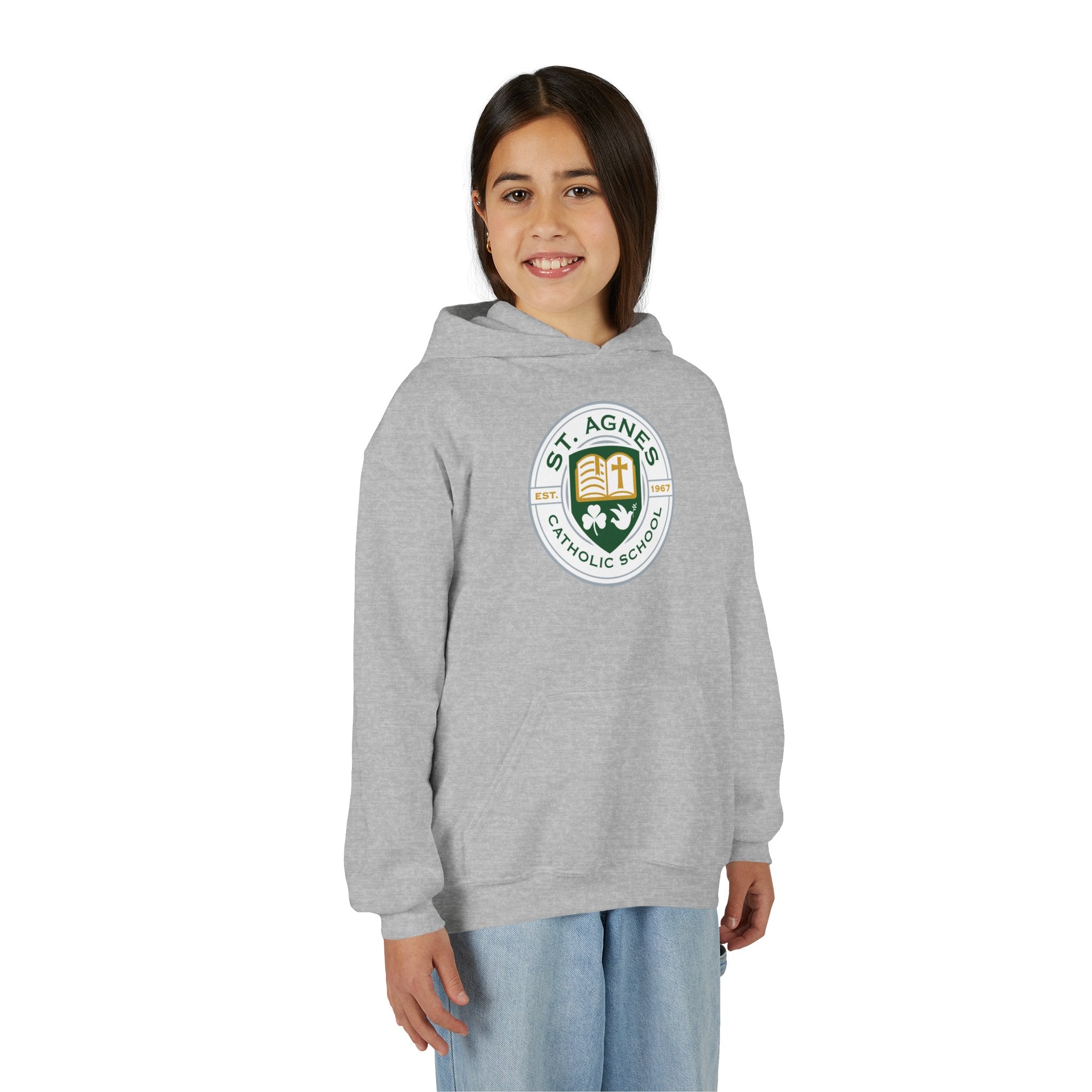 Youth Hoodie - St. Agnes Catholic School Crest