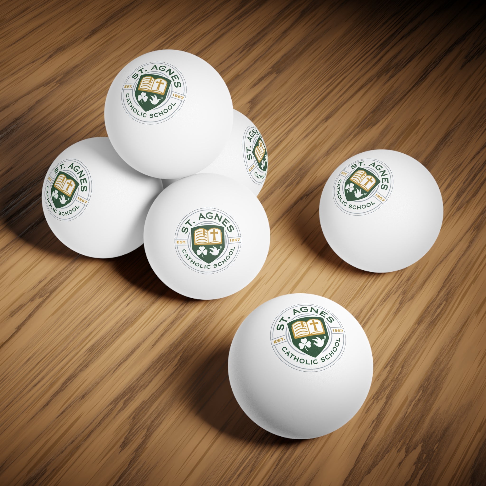 St. Agnes Catholic School  Ping Pong Balls - 6-Pack