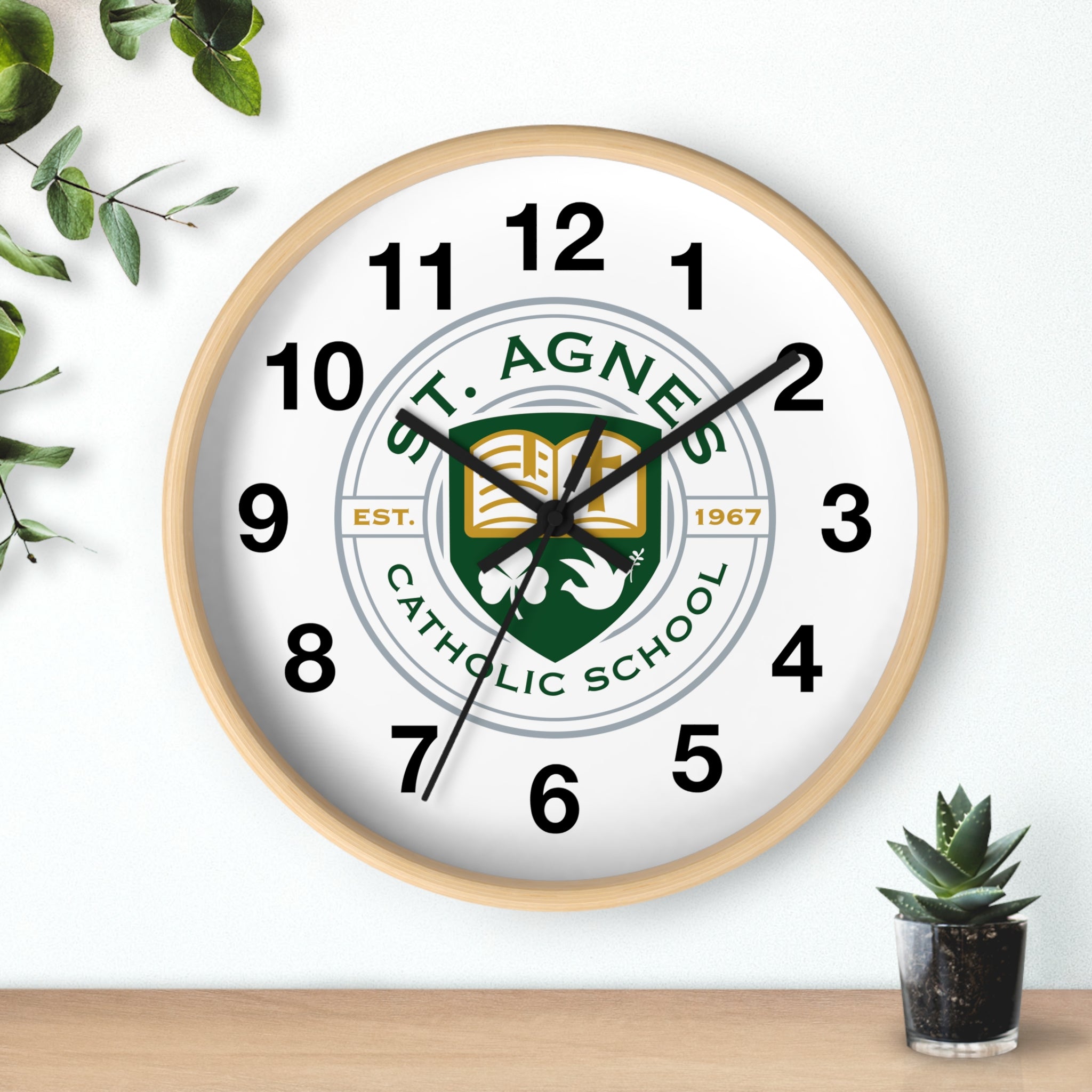 St. Agnes Catholic School Wall Clock