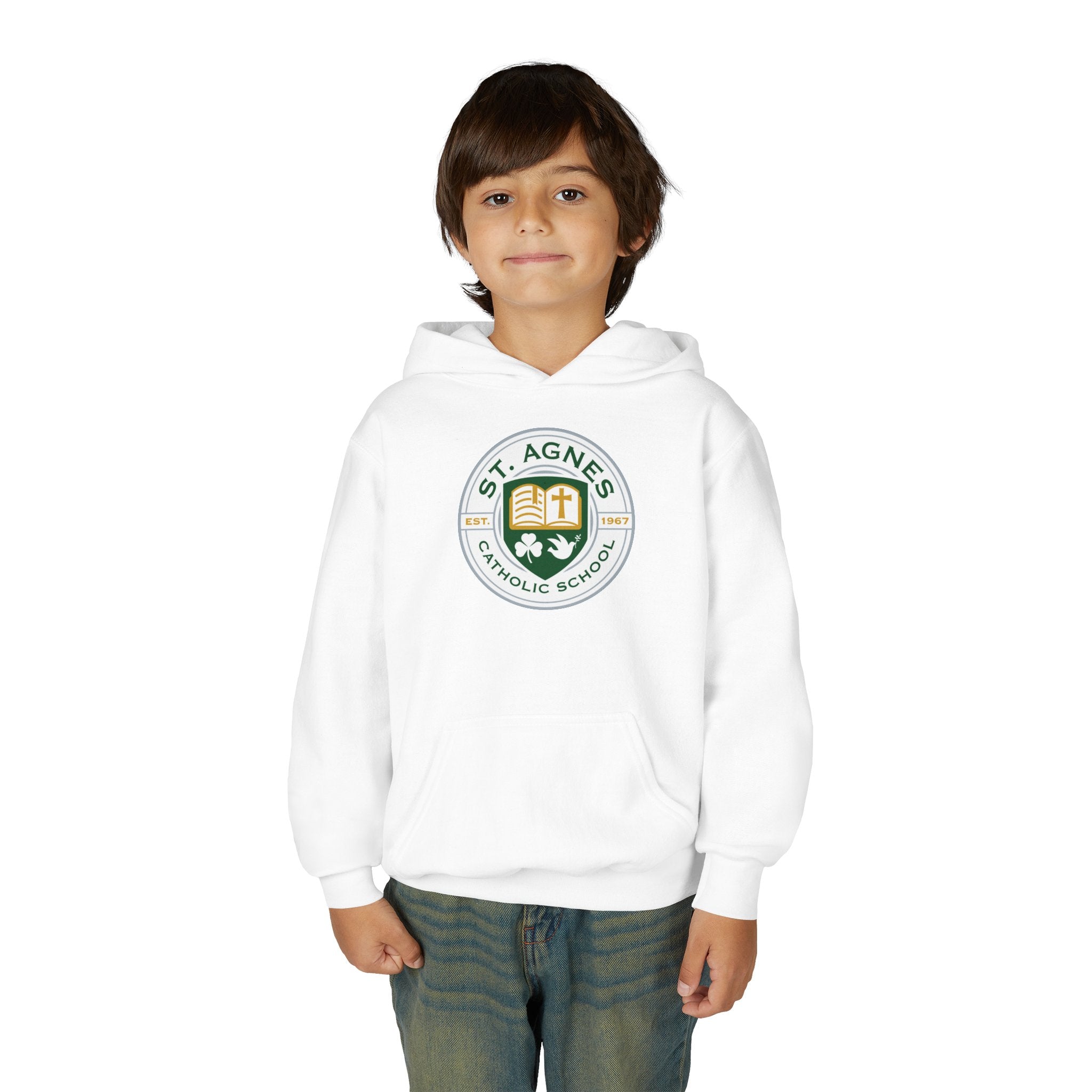 Youth Hoodie - St. Agnes Catholic School Crest