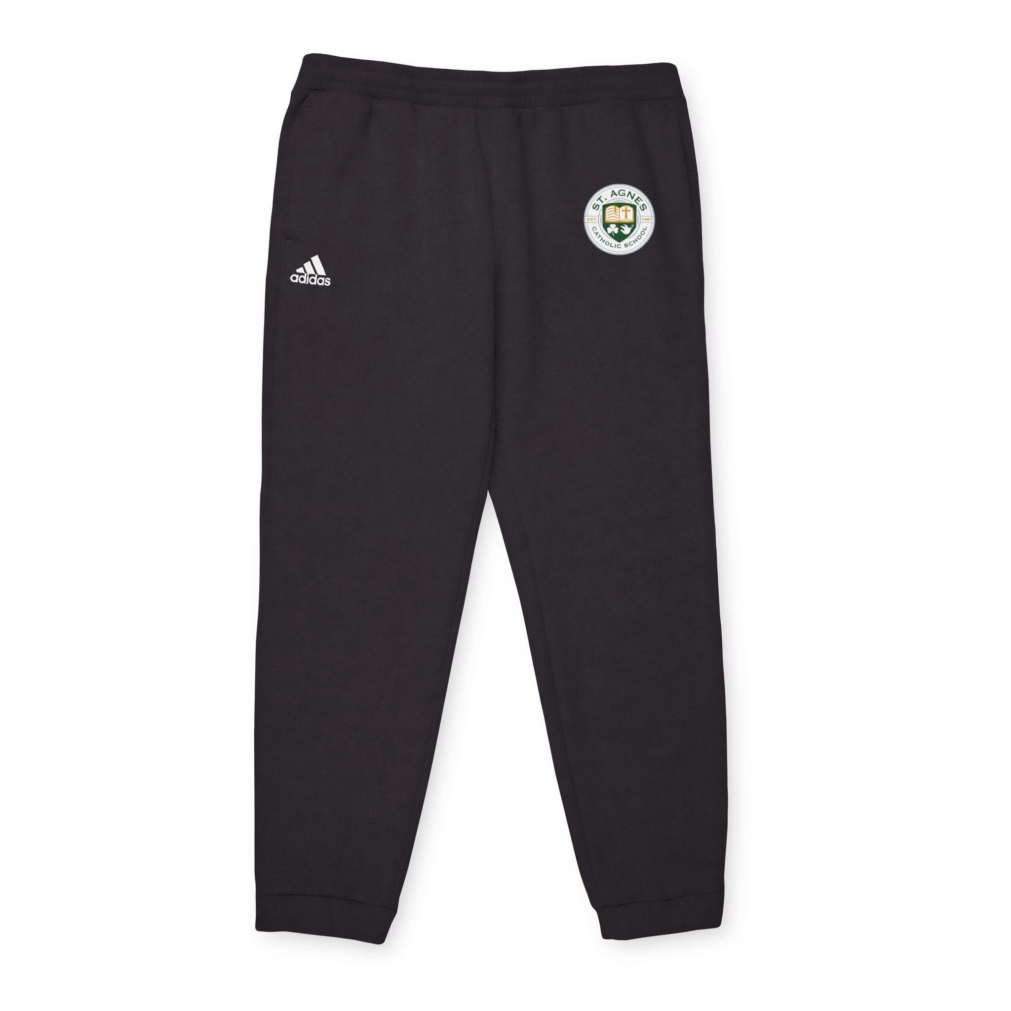 Adidas Fleece Joggers with St. Agnes Crest