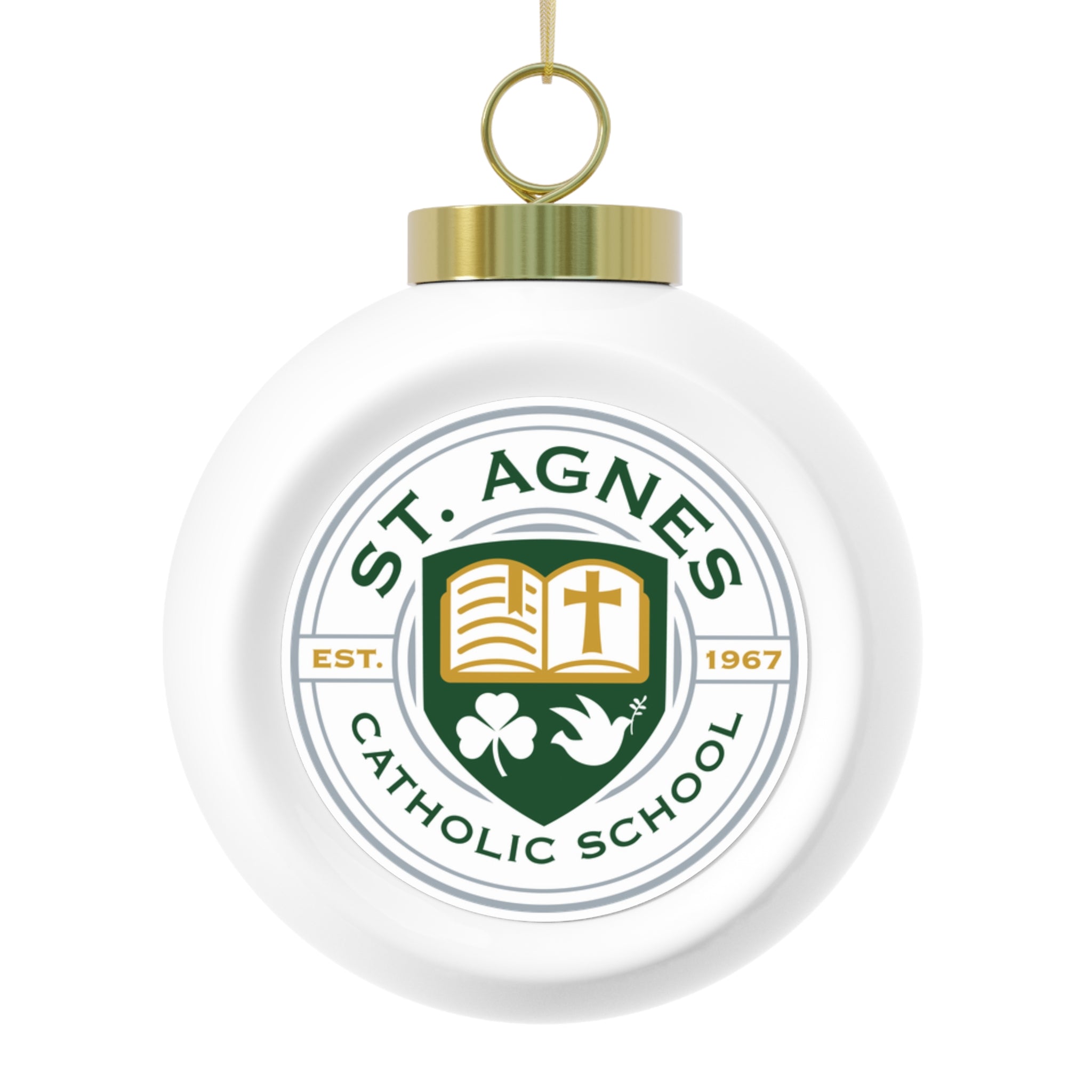 St. Agnes Catholic School Christmas Ornament