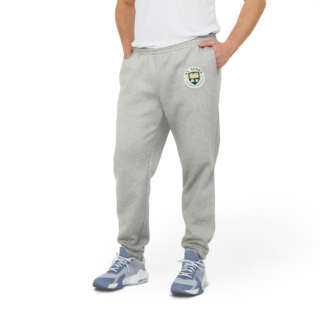 Adidas Fleece Joggers with St. Agnes Crest
