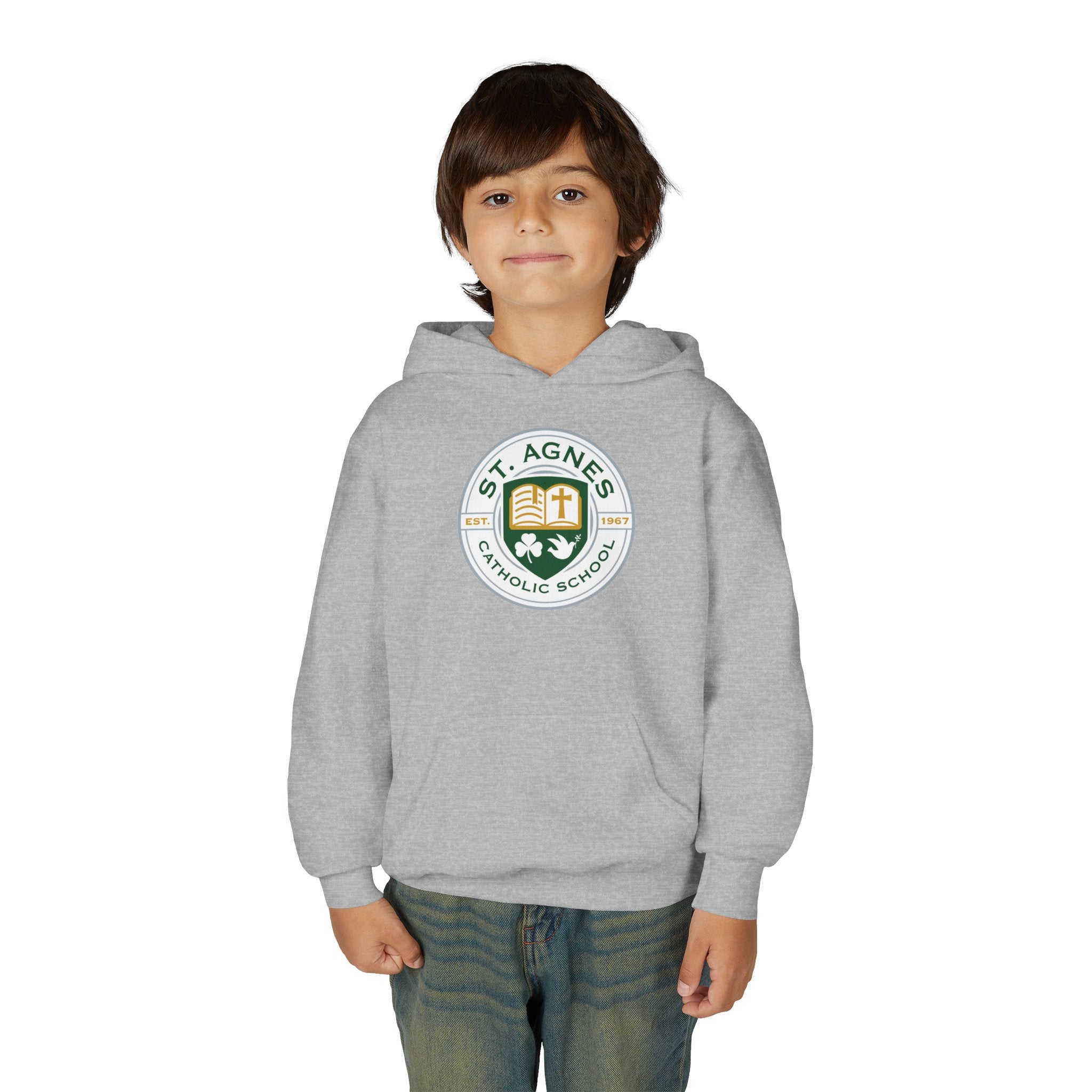 Youth Hoodie - St. Agnes Catholic School Crest