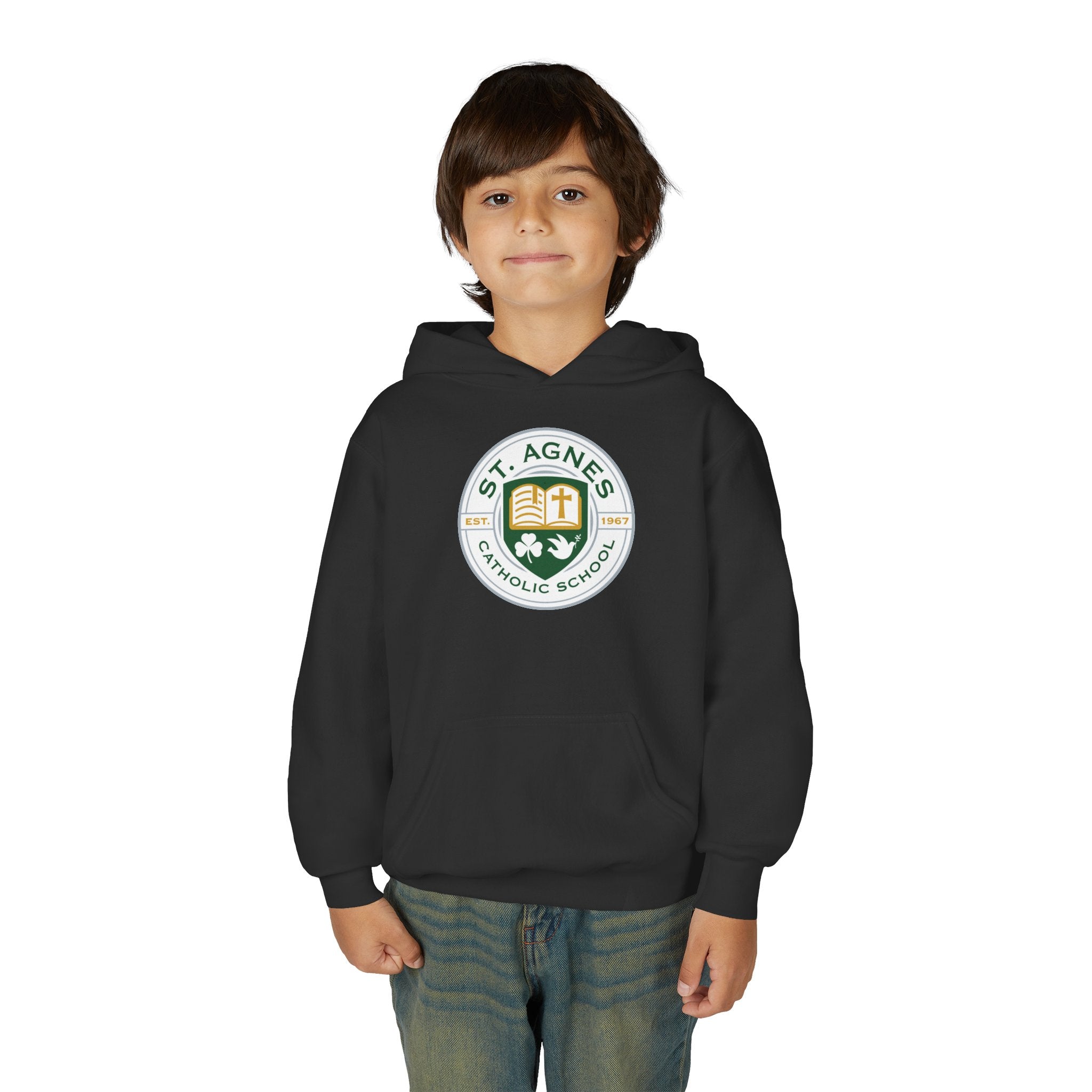 Youth Hoodie - St. Agnes Catholic School Crest