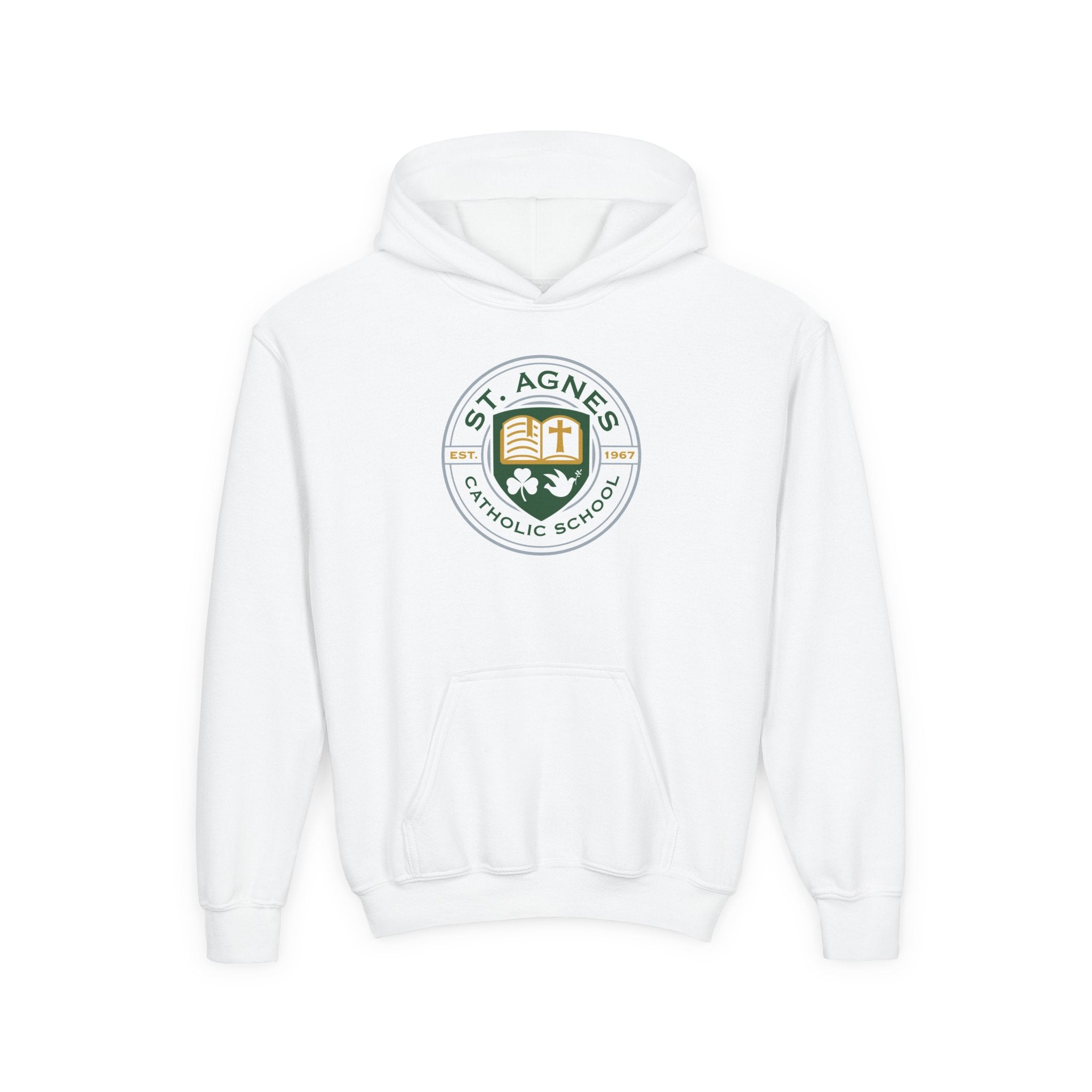 Youth Hoodie - St. Agnes Catholic School Crest