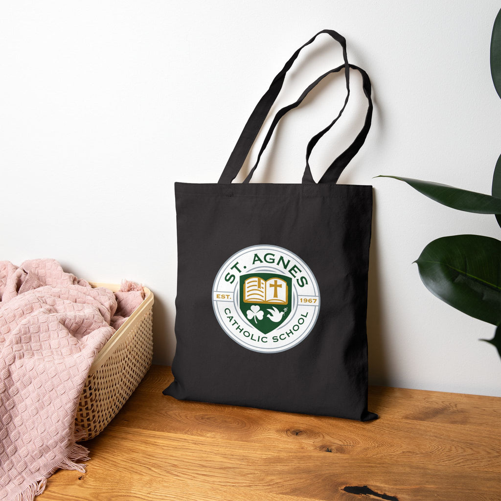 Canvas Tote Bag - St. Agnes Catholic School Crest