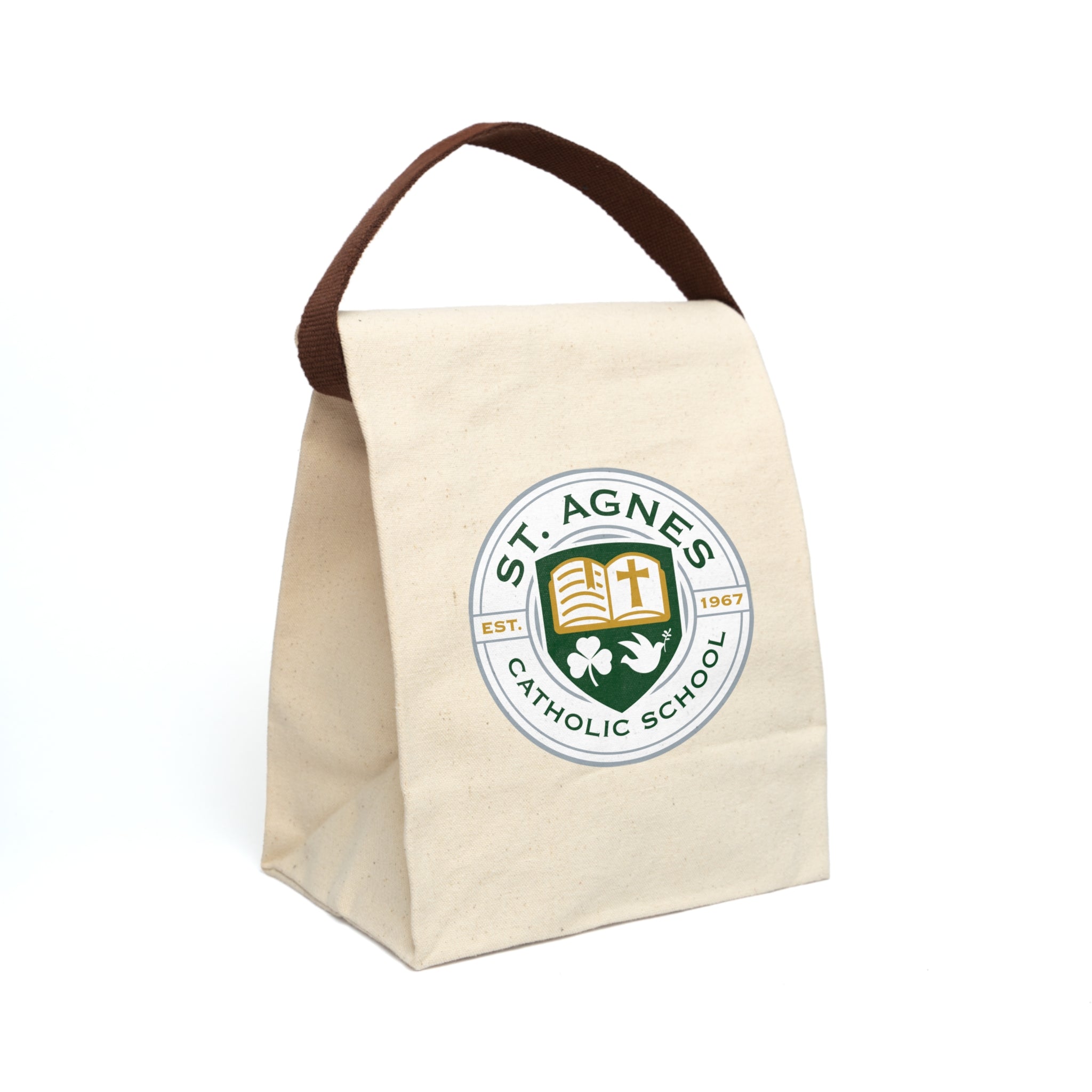 Canvas Lunch Bag - St. Agnes Catholic School Crest
