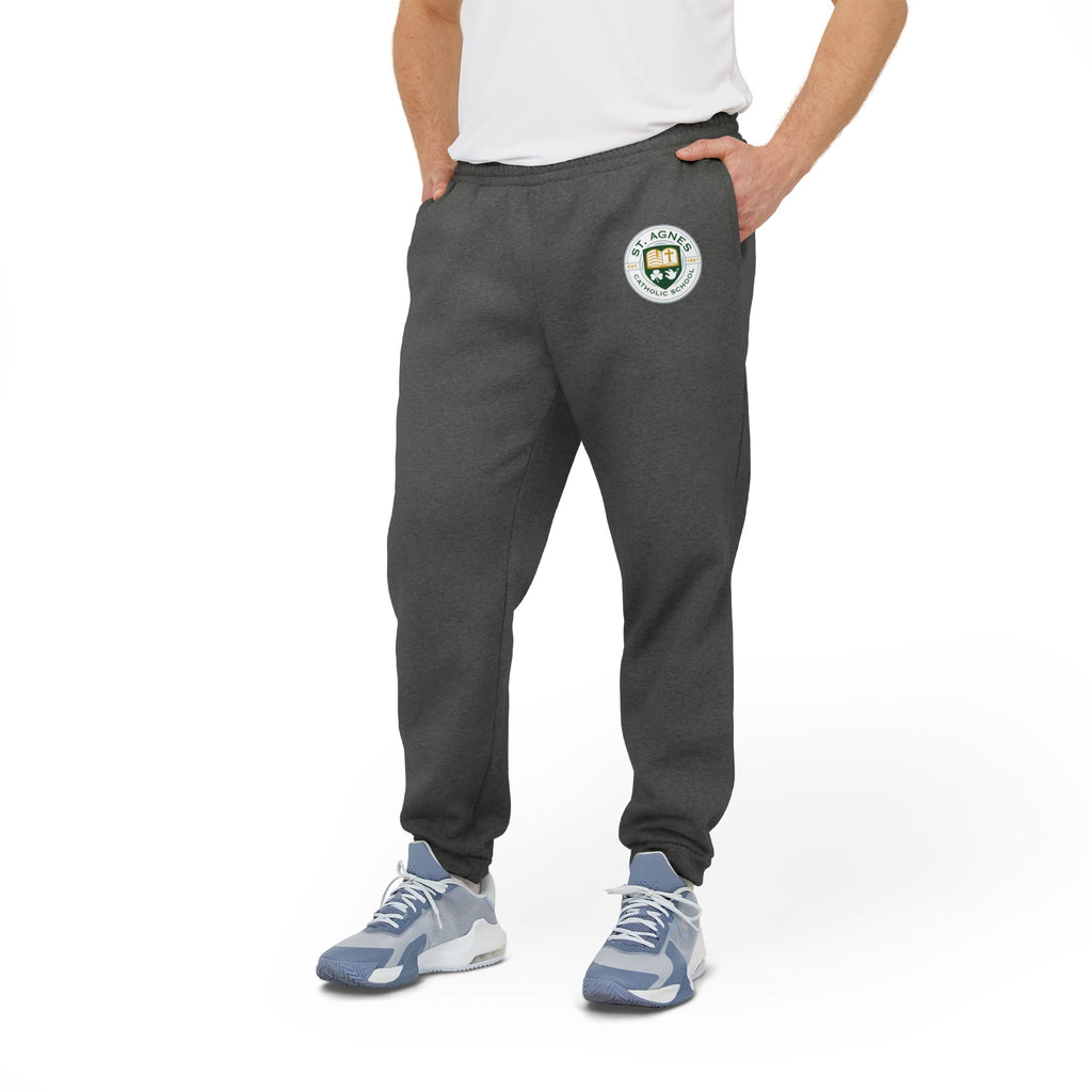 Adidas Fleece Joggers with St. Agnes Crest