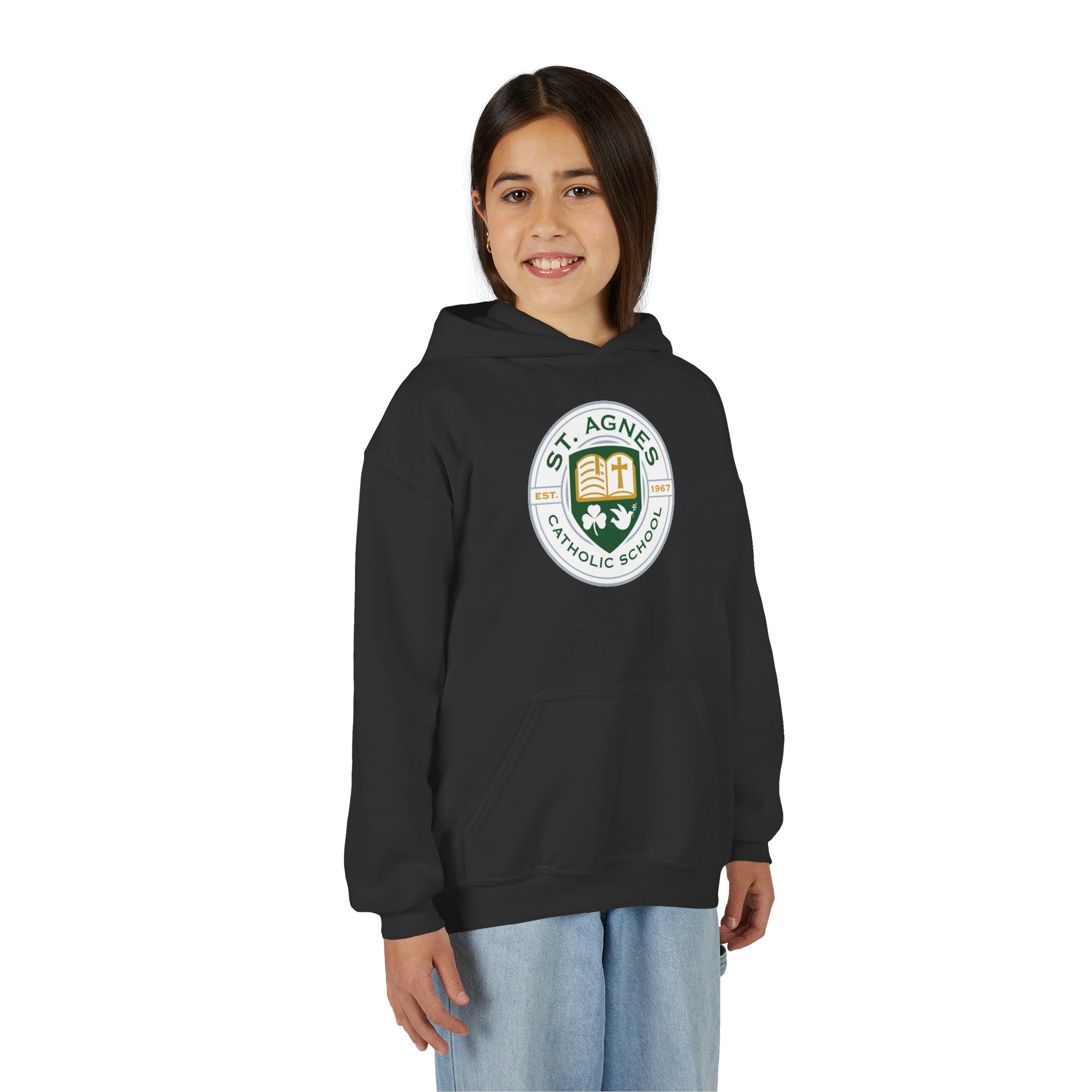 Youth Hoodie - St. Agnes Catholic School Crest
