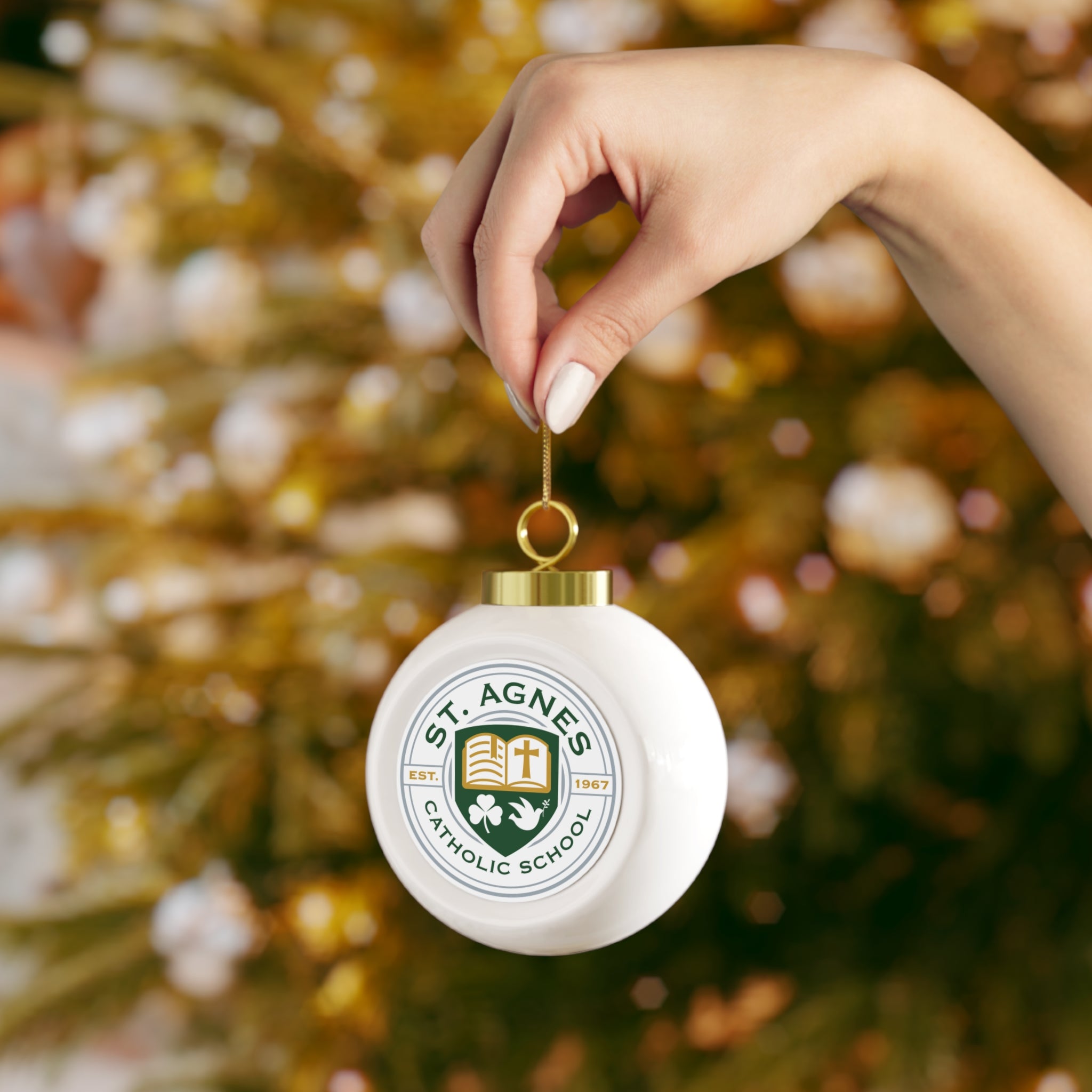 St. Agnes Catholic School Christmas Ornament