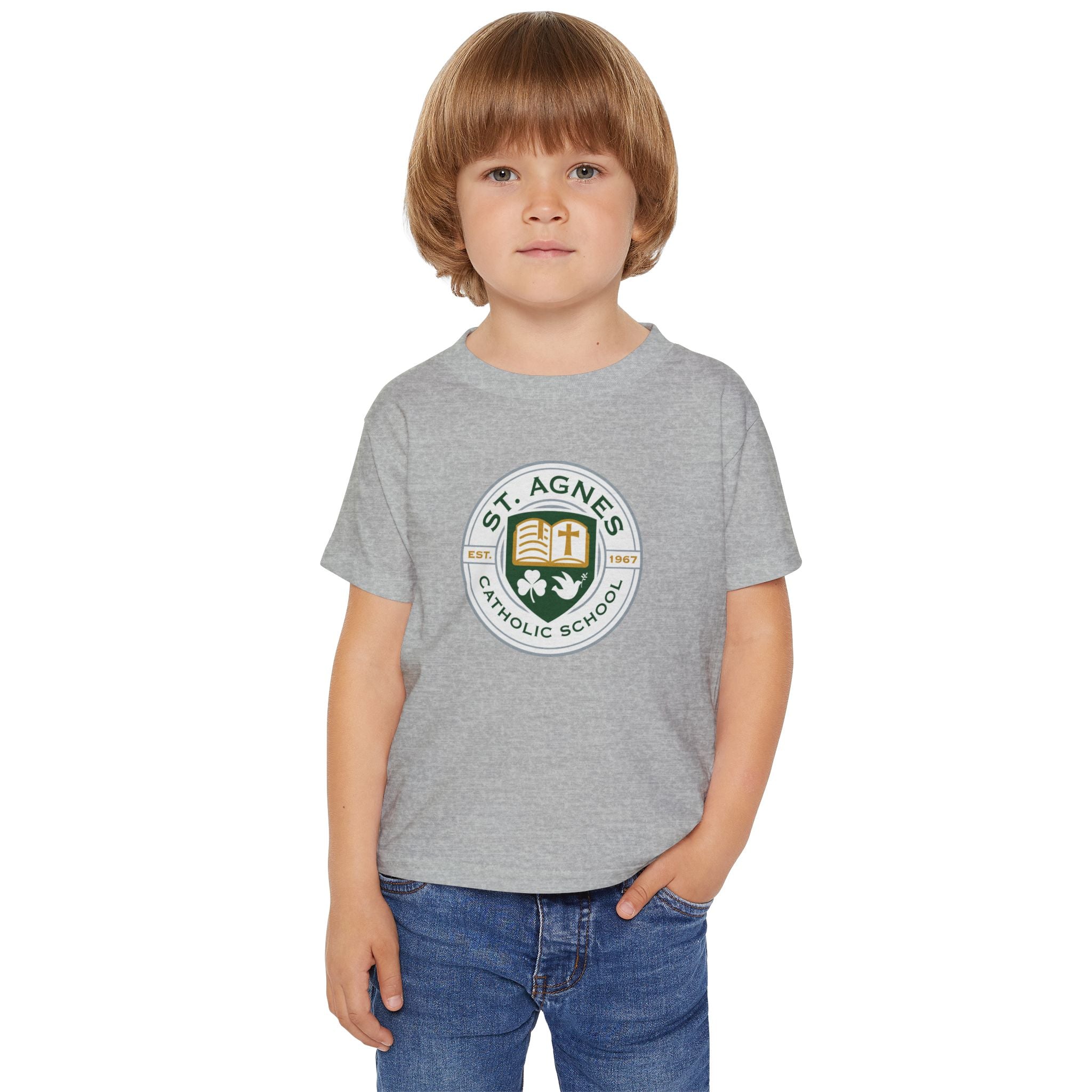 Toddler T‑Shirt - St. Agnes Catholic School Crest