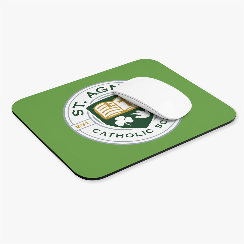 St. Agnes Catholic School Rectangle Mouse Pad — Green