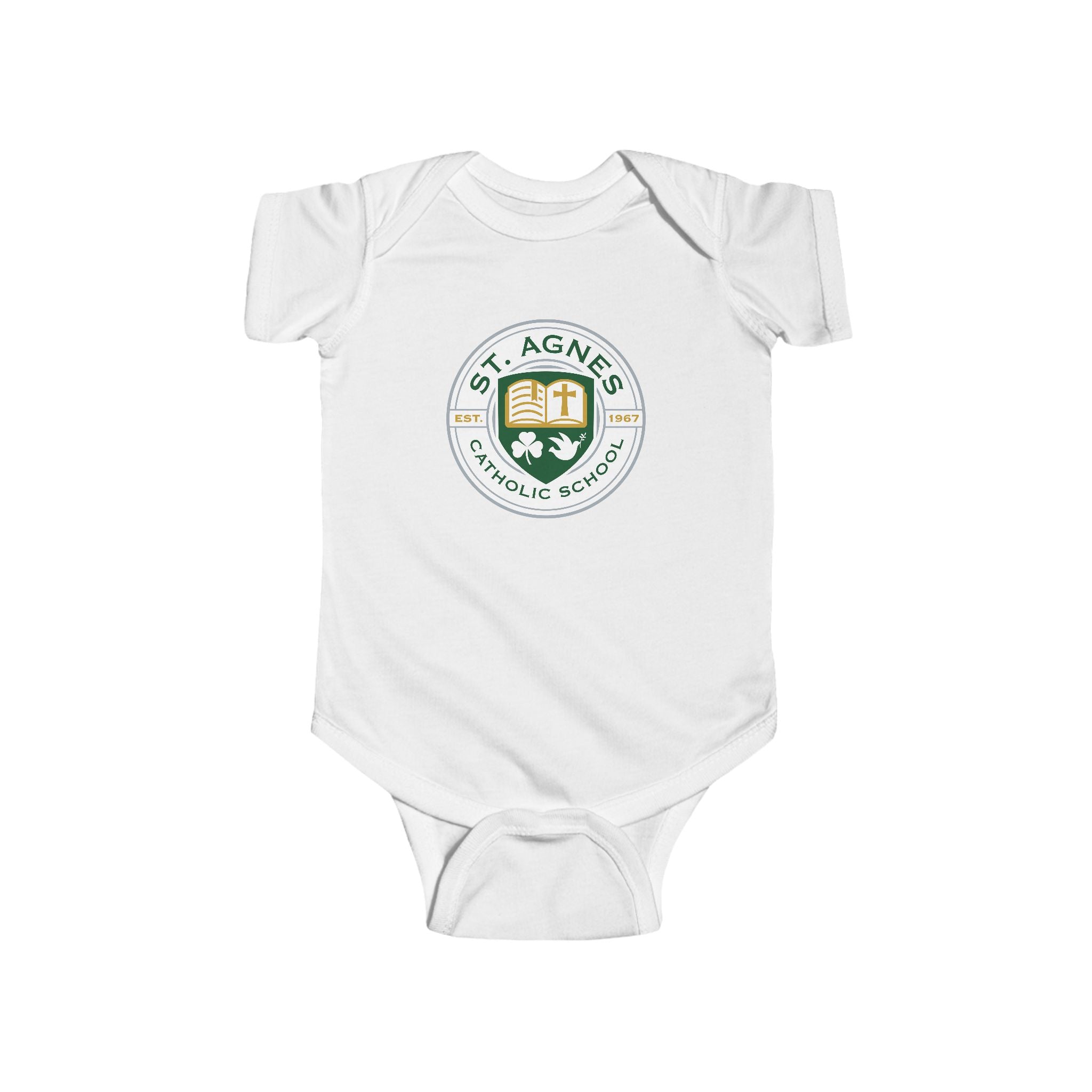 Baby Onesie - St. Agnes Catholic School Crest