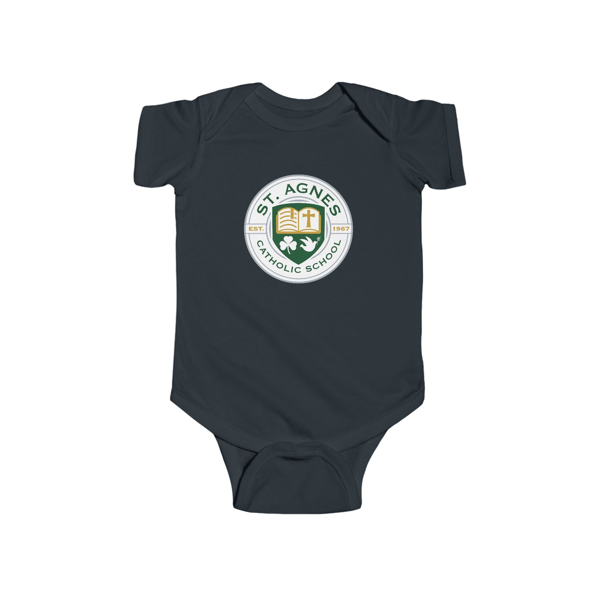 Baby Onesie - St. Agnes Catholic School Crest