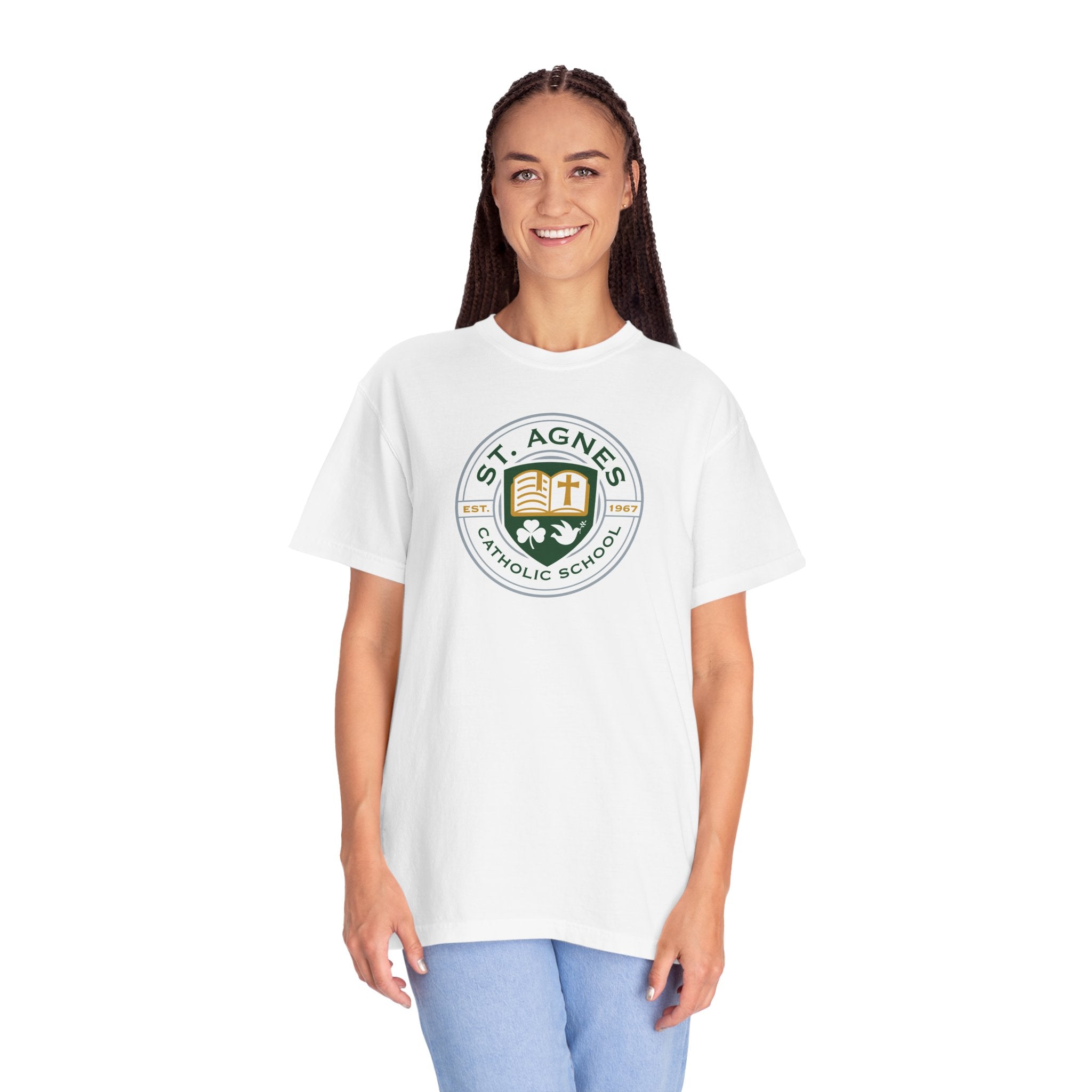 Adult T-Shirt - St. Agnes Catholic School Crest